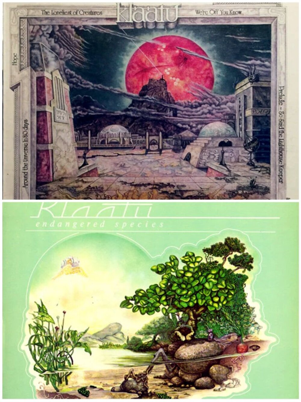 Lot Of 2 KLAATU Vinyl Albums